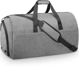 Garment Bags Convertible Suit Travel Bag with Shoes Compartment Waterproof Large Carry on Duffel Bags Garment Weekender Bag for Men Women
