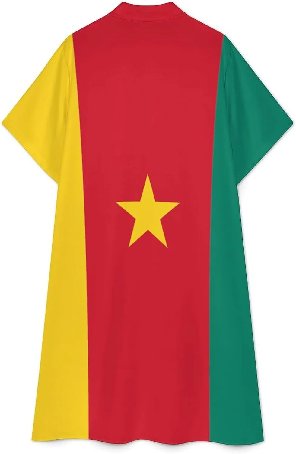 Ghana Flag Womens Button Down Shirt Dresses Cute Button Up Short Sleeve Blouse Tops