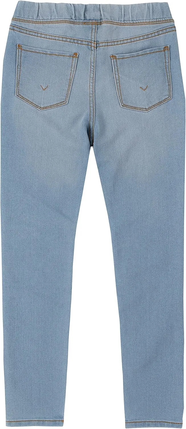 HUDSON Girls' Full-Length Stretch Denim Pants & Jeggings, Skinny Fit, High Rise Waist