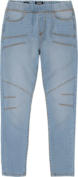 HUDSON Girls' Full-Length Stretch Denim Pants & Jeggings, Skinny Fit, High Rise Waist