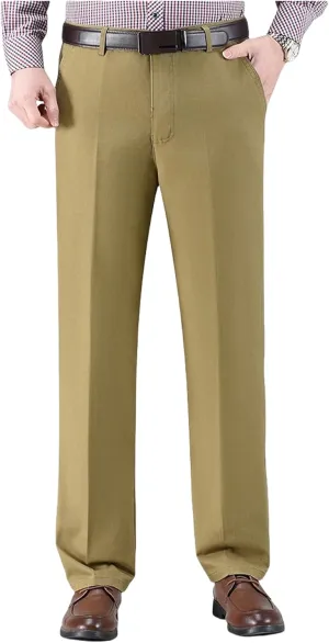 Jett Pants for Older Men, Jettjeans3 - Men's High Waist Casual Straight Fit Stretch Relaxed Fit Stretch Denim Jeans Over 60