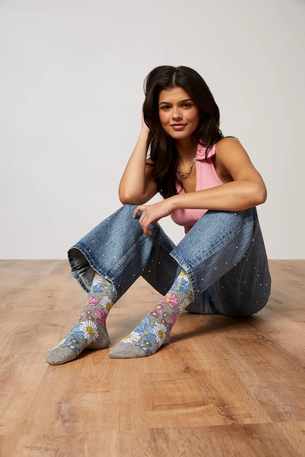 K. Bell Fun Women Unite Crew Socks-1 Pairs-Cool & Empowering Novelty Gifts
