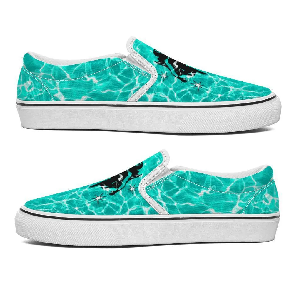 Keep Calm Believe In Nothing | Lebowski Nihilist Slip-on Sneakers