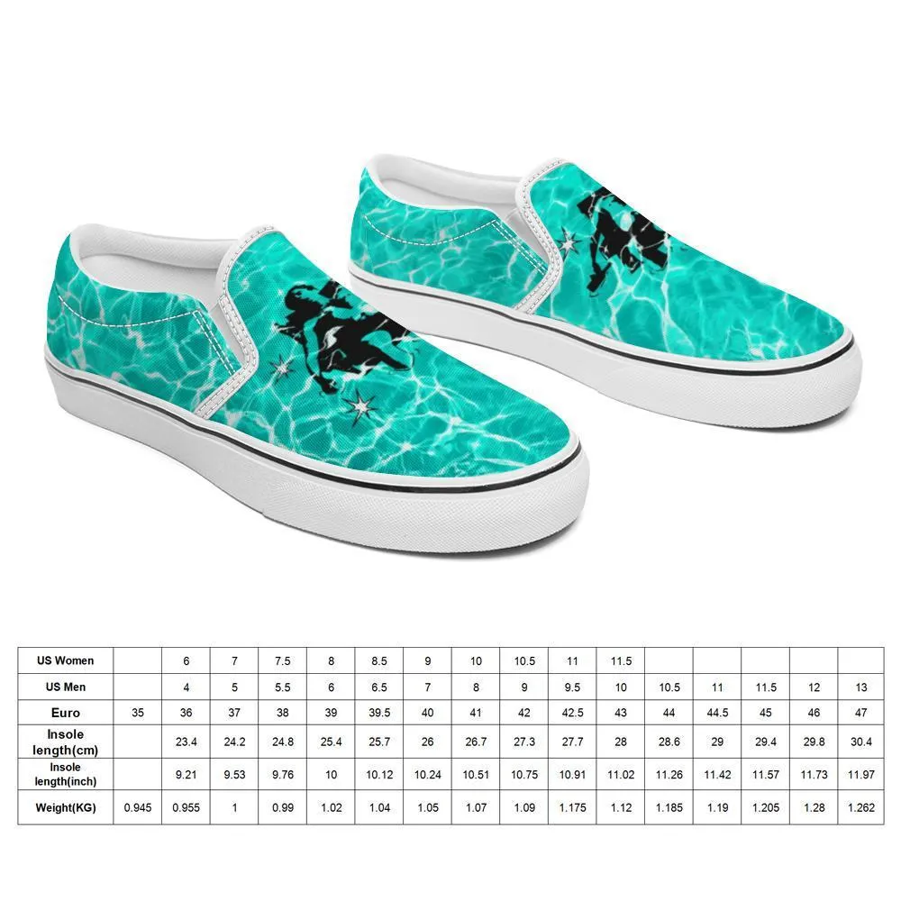Keep Calm Believe In Nothing | Lebowski Nihilist Slip-on Sneakers
