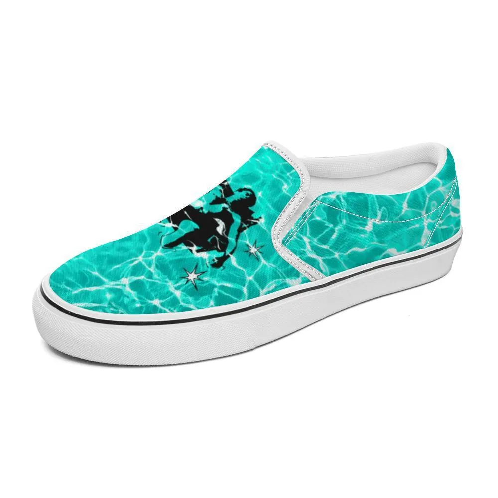 Keep Calm Believe In Nothing | Lebowski Nihilist Slip-on Sneakers