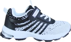 Kids Girls and Boys Lightweight Strap Running Athletic School Sneakers Shoes