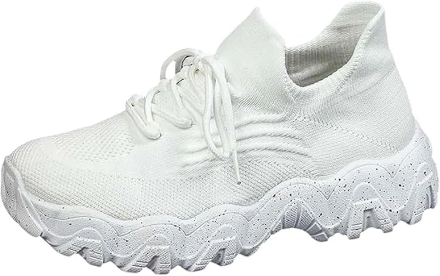 Kubbon Slip on Shoes Women Lightweight Breathable Non Slip Running Shoes Casual Orthopedic Walking Sneakers with Arch Support Plus Size Fashion Sneakers