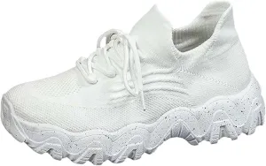 Kubbon Slip on Shoes Women Lightweight Breathable Non Slip Running Shoes Casual Orthopedic Walking Sneakers with Arch Support Plus Size Fashion Sneakers