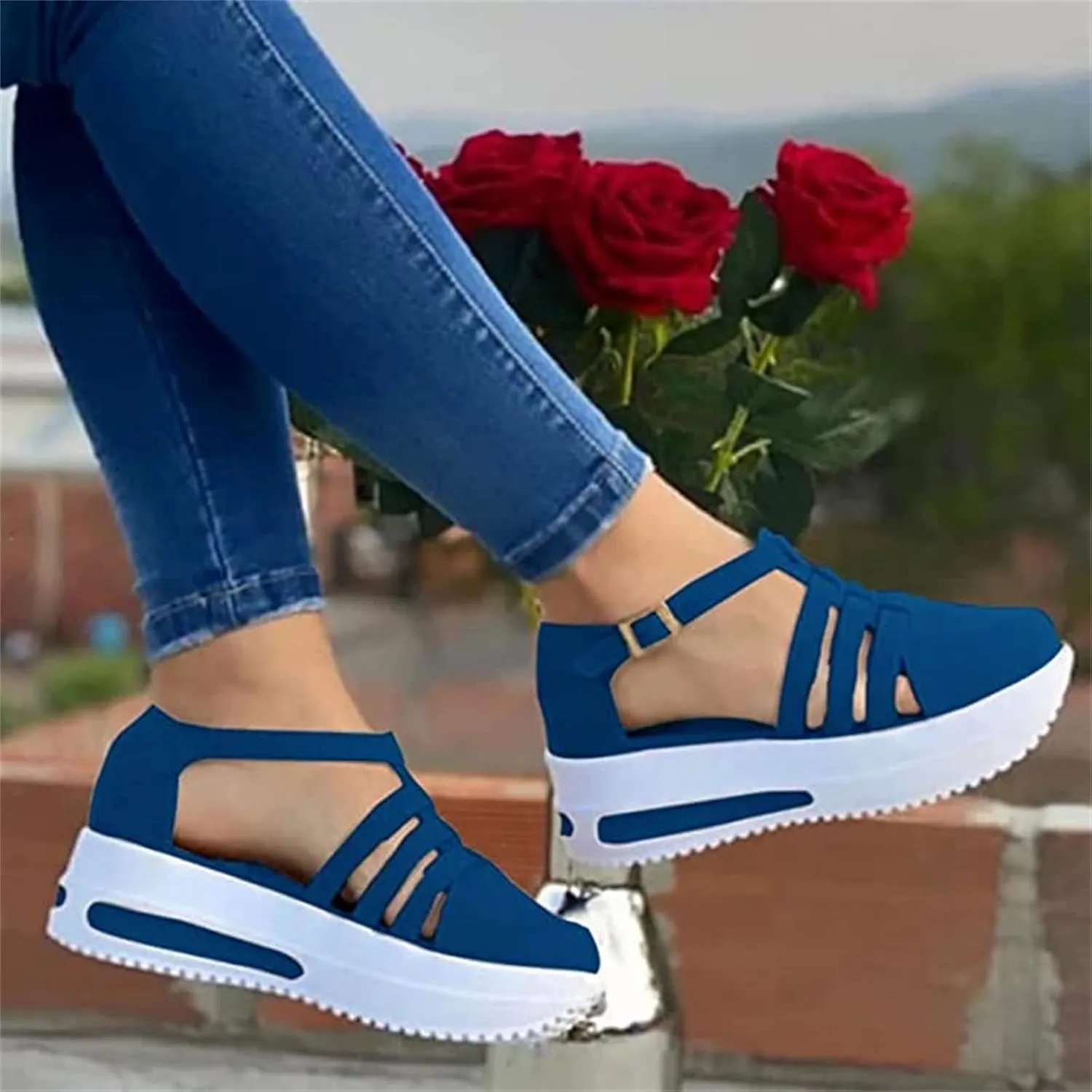 Lausiuoe Sneakers For Women Walking Shoes Comfortable Running Shoes Lightweight Tennis Shoes Non Slip Gym Workout Shoes
