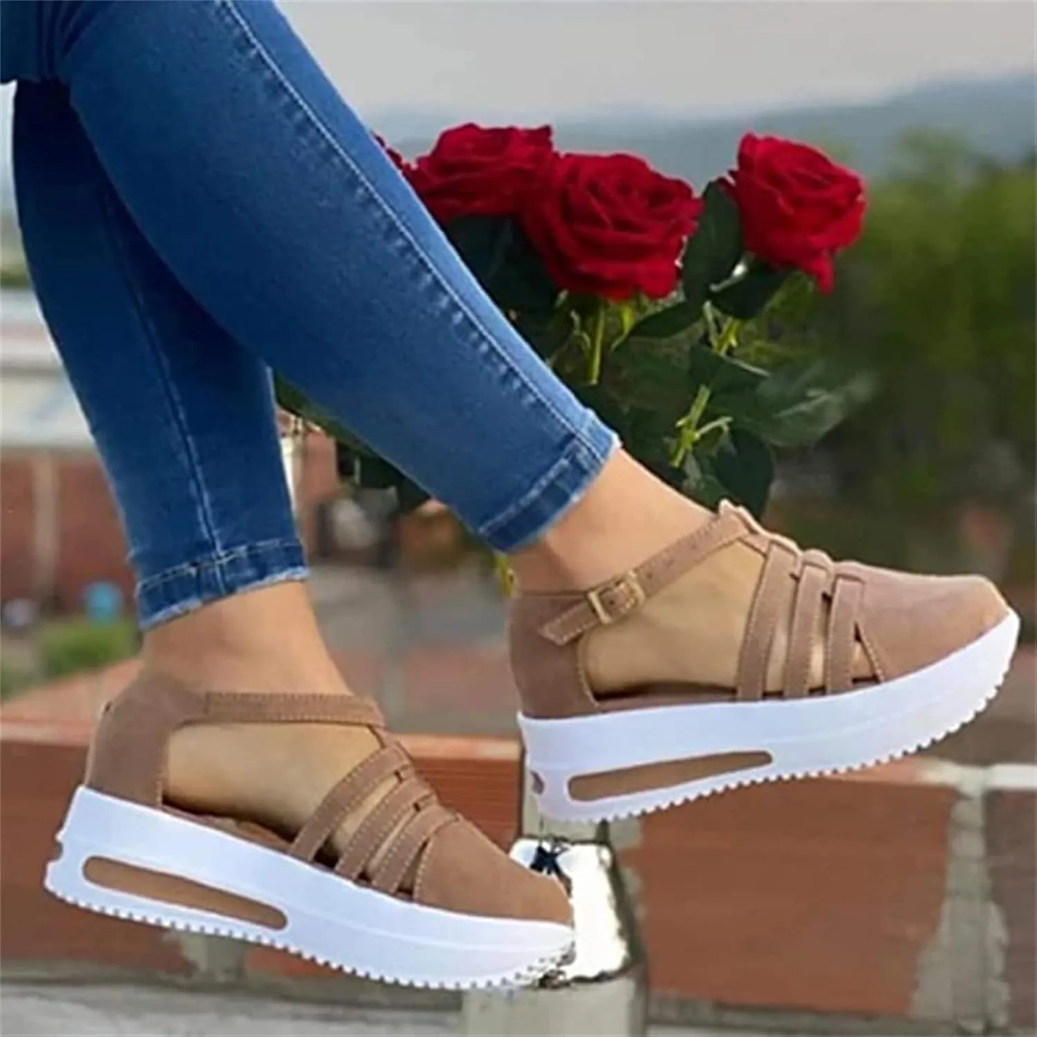 Lausiuoe Sneakers For Women Walking Shoes Comfortable Running Shoes Lightweight Tennis Shoes Non Slip Gym Workout Shoes