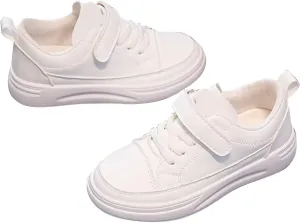 Little Boys Girls Lightweight School Sports Shoes Leather Water Proof Warm Flat Casual Running Students Shoes