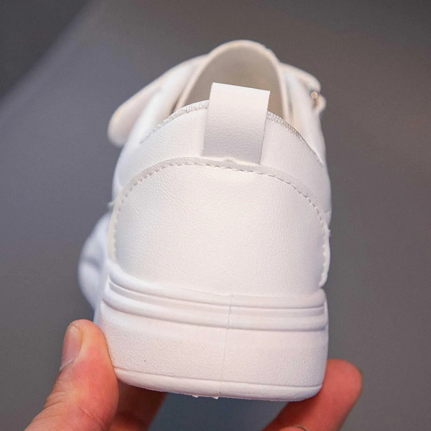 Little Boys Girls Lightweight School Sports Shoes Leather Water Proof Warm Flat Casual Running Students Shoes