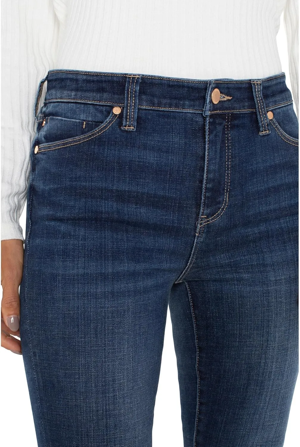 Liverpool Los Angeles Abby Skinny Mid Rise Premium Stretch Denim