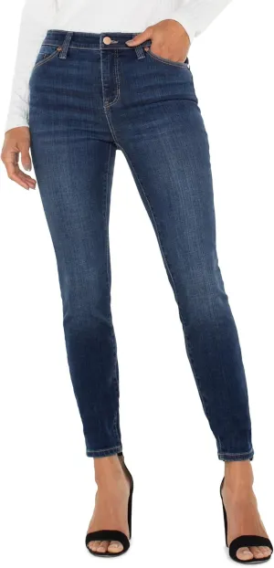 Liverpool Los Angeles Abby Skinny Mid Rise Premium Stretch Denim
