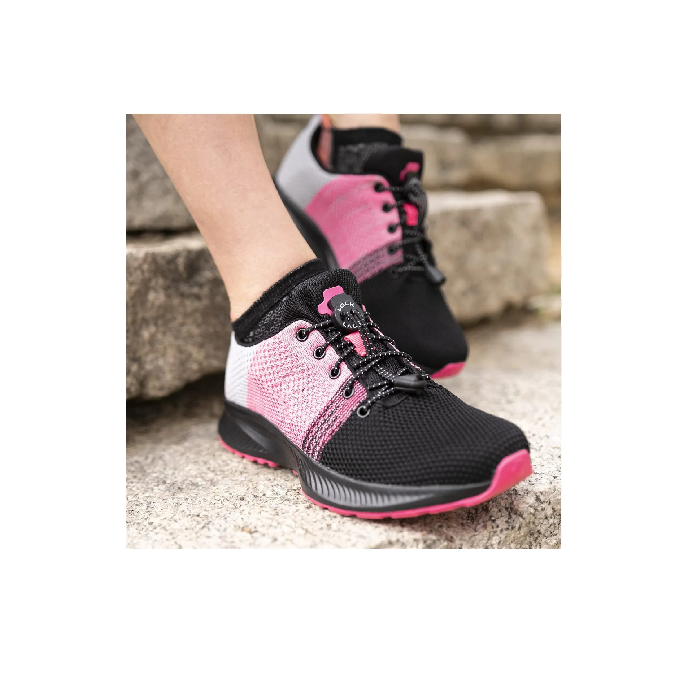 LOCK LACES - Elastic No Tie Shoelaces One Size Fits All