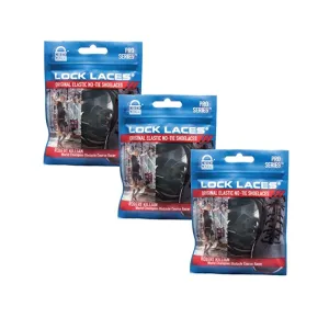 Lock Laces Elastic No Tie Shoelaces Pro Series Robert Killian OCR Edition 3-Pack with Strengthened Double Eyelet Locks