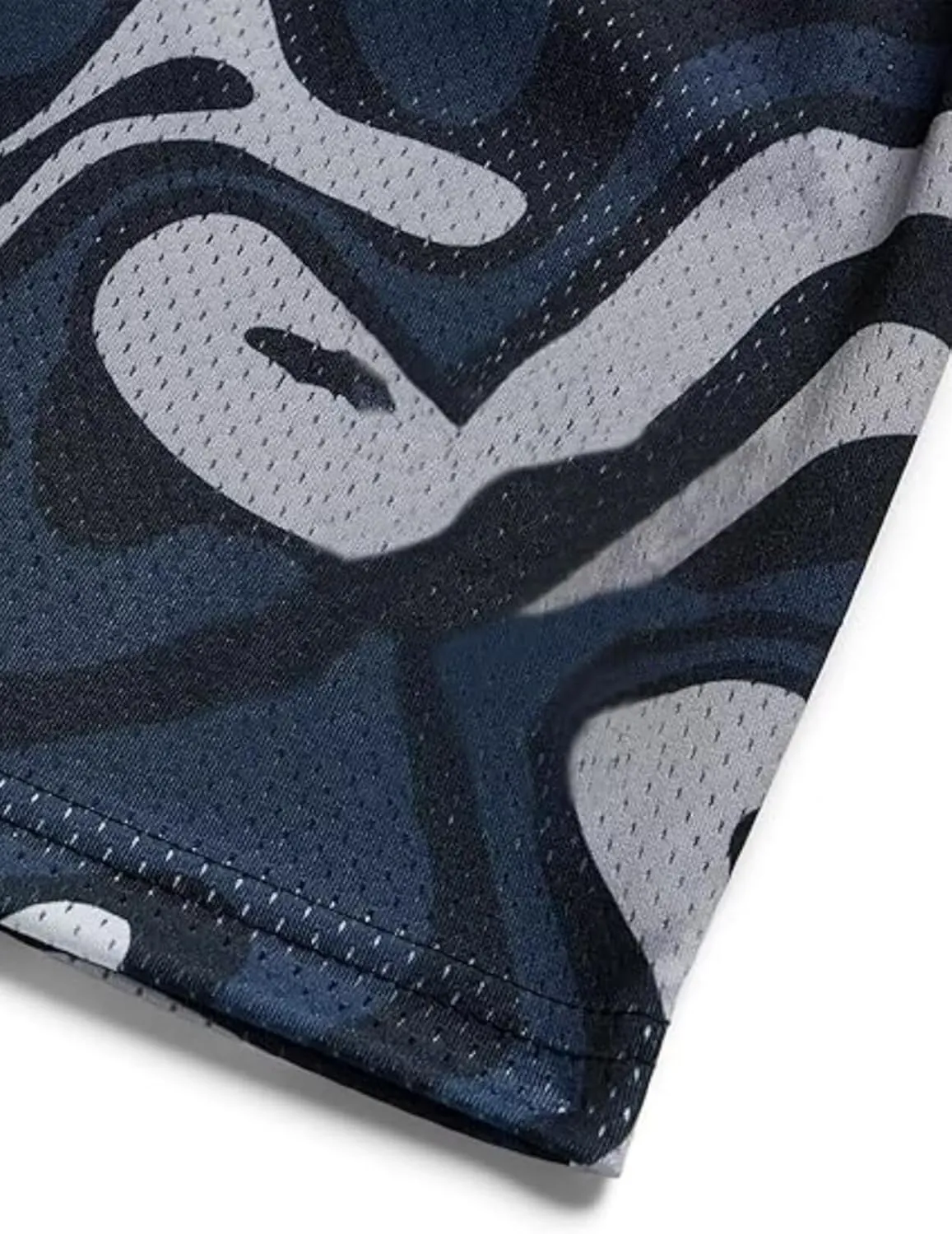 Men's Athletic Basketball Shorts Quick-Dry Breathable Mesh Graphic Print Gym Running Training with Pockets