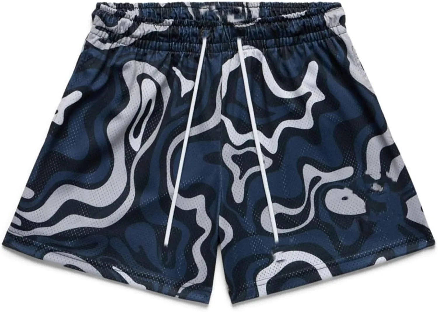 Men's Athletic Basketball Shorts Quick-Dry Breathable Mesh Graphic Print Gym Running Training with Pockets