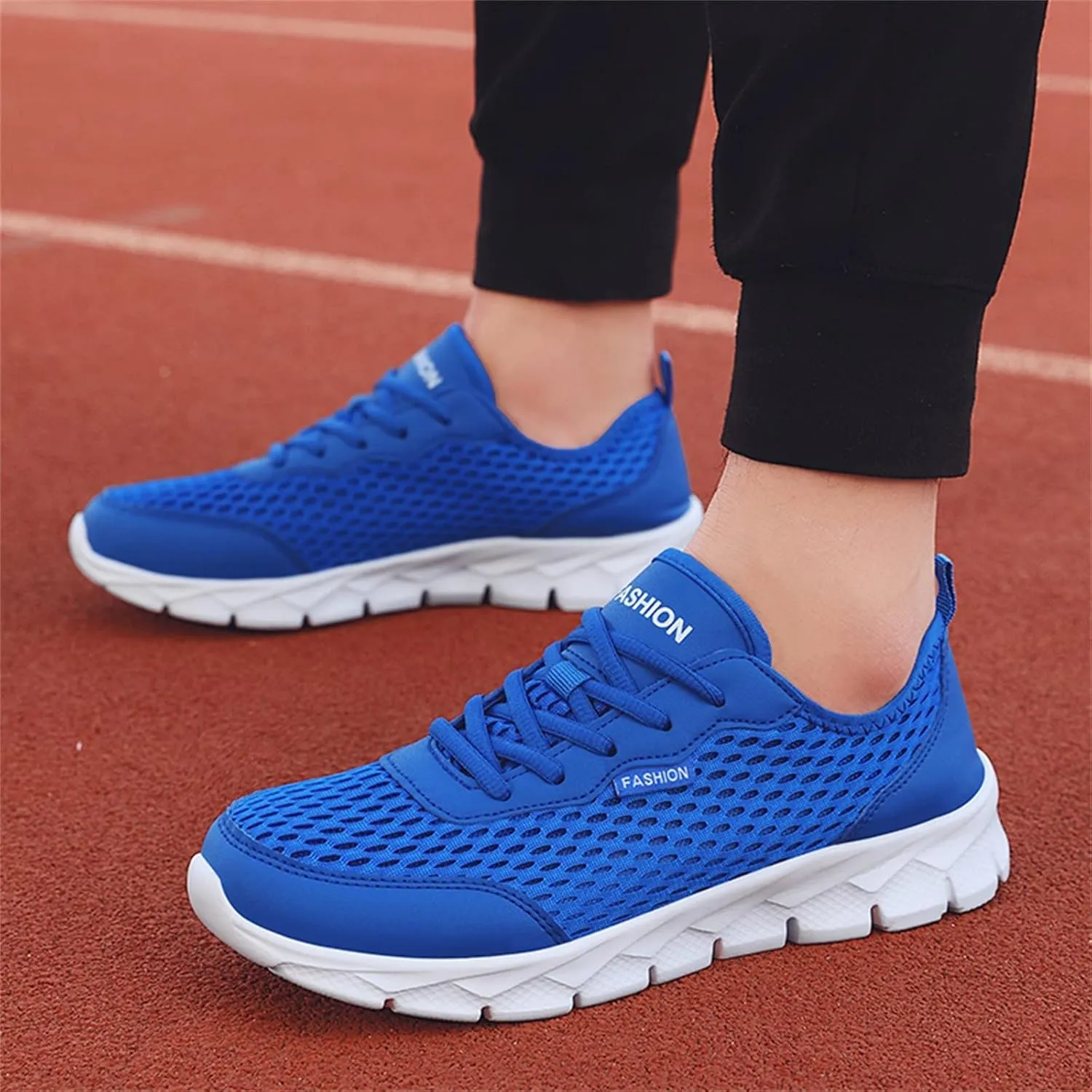 Men's Mesh Sneakers Oxfords Lace-Up Lightweight Casual Walking Sneakers Dress Shoes Fashion Walking Shoes