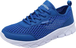 Men's Mesh Sneakers Oxfords Lace-Up Lightweight Casual Walking Sneakers Dress Shoes Fashion Walking Shoes
