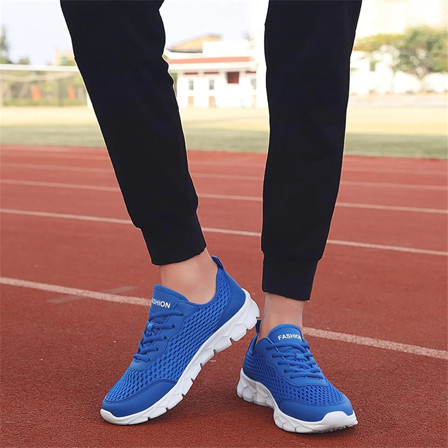 Men's Mesh Sneakers Oxfords Lace-Up Lightweight Casual Walking Sneakers Dress Shoes Fashion Walking Shoes