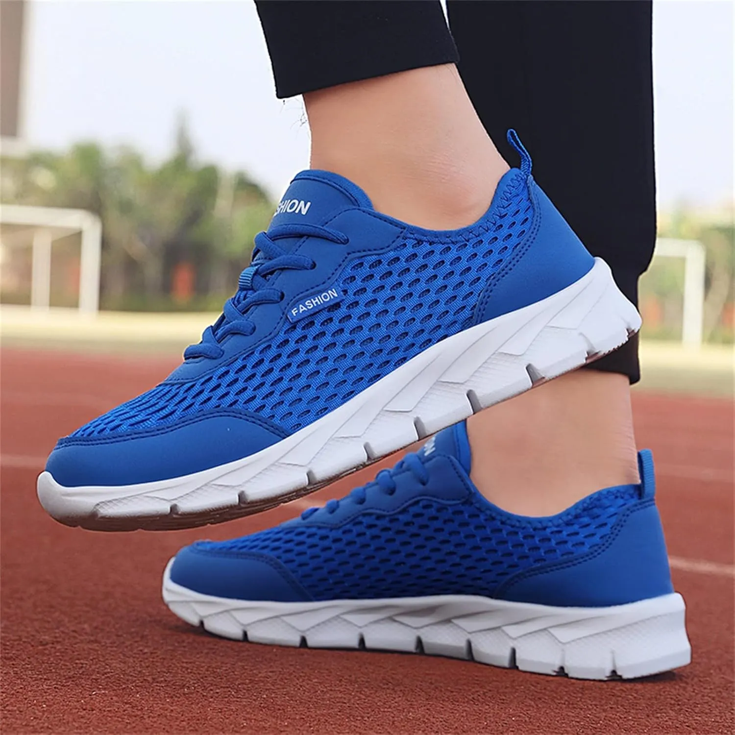 Men's Mesh Sneakers Oxfords Lace-Up Lightweight Casual Walking Sneakers Dress Shoes Fashion Walking Shoes