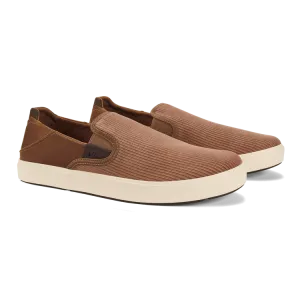MENS OLUKAI LAE'AHI KAPA TAN/DK WOOD