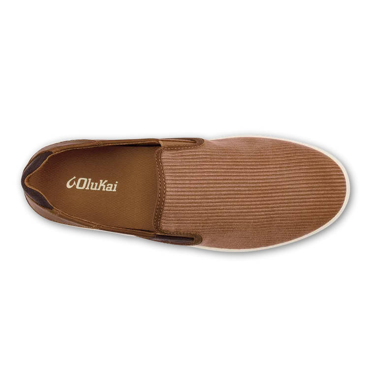 MENS OLUKAI LAE'AHI KAPA TAN/DK WOOD
