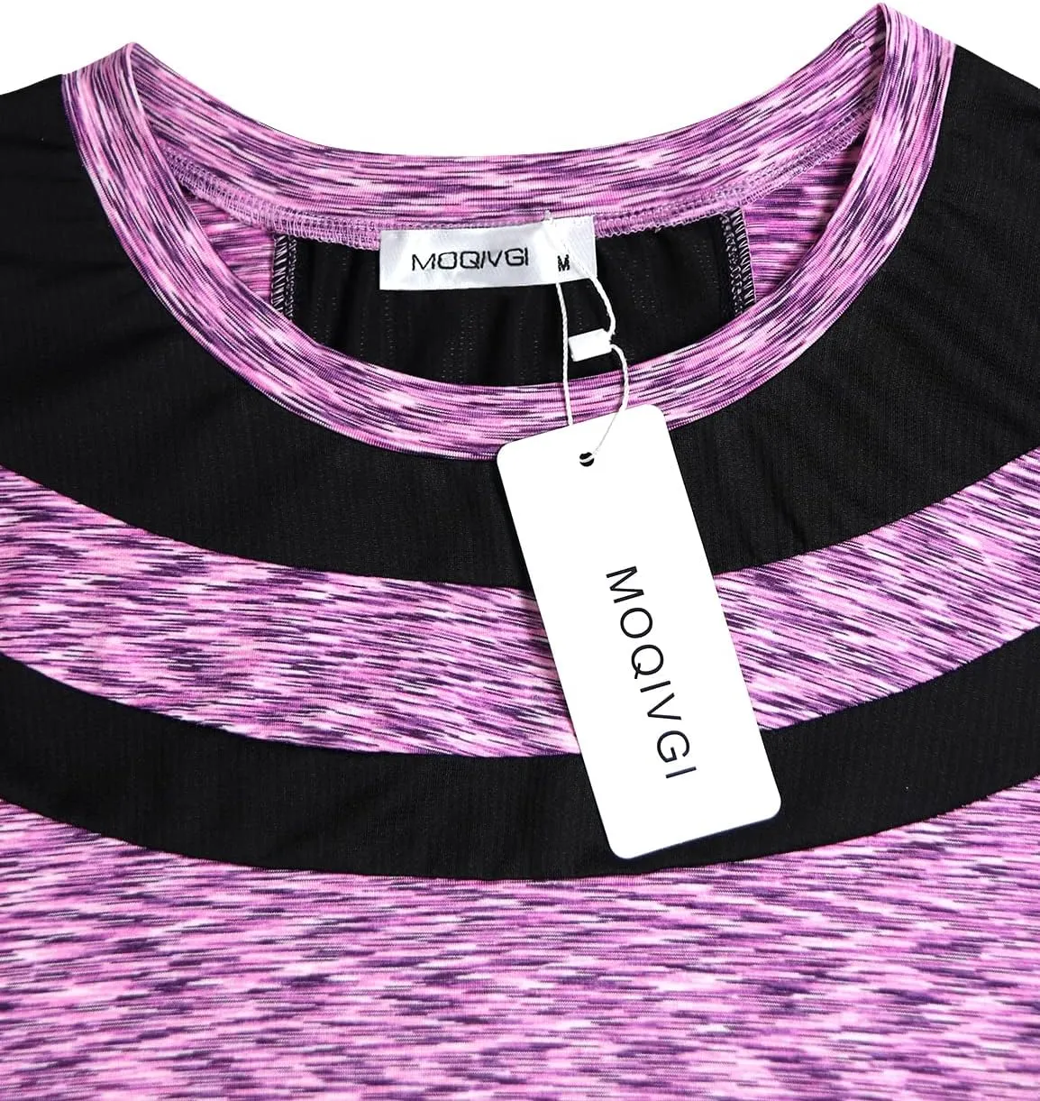 MOQIVGI Womens Short Sleeve Workout Tops Casual Wear Running Yoga Exercise Fitness Shirts Activewear