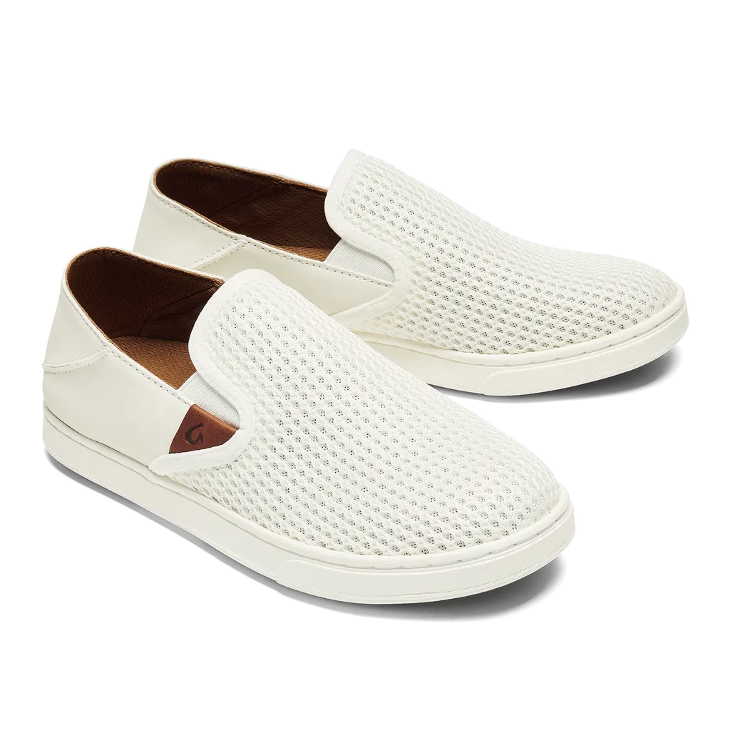Olukai Pehuea Women's Slip On Sneakers - Bright White