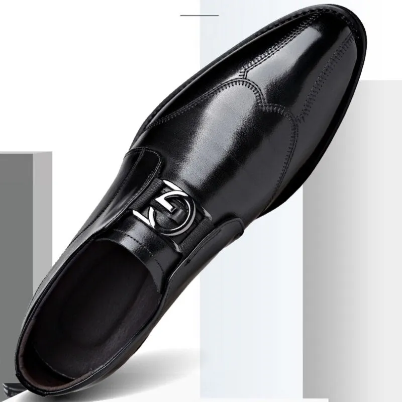 Patent Leather Brogue Shoes for Male Formal Wedding Party Office Shoes Men Oxfords Business Shoes Size 48