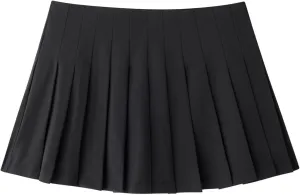 Perbai Womens High Waisted Y2K Mini Pleated Skirts Sexy A Line Flowy Tennis Skater Skirts