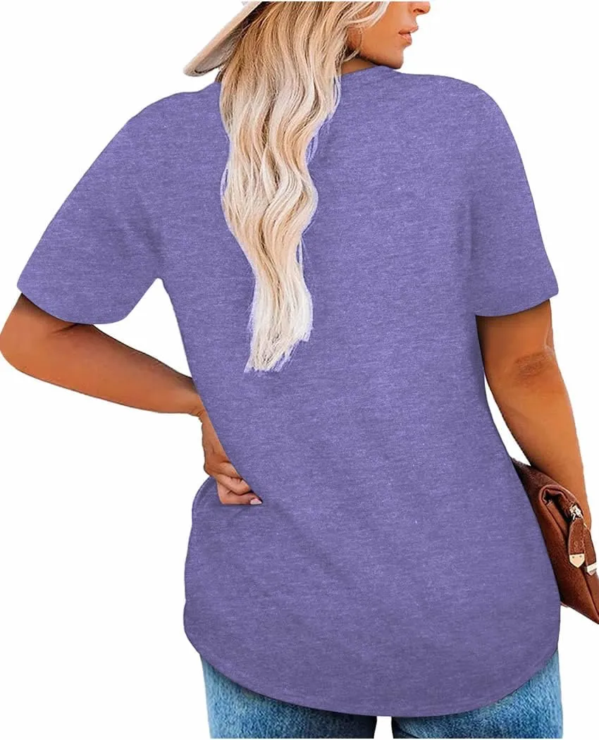 Plus Size Coffee Sunflowers Graphic Printed Shirt Women Short Sleeve Summer O-Neck Casual Tunics Top Tshirt