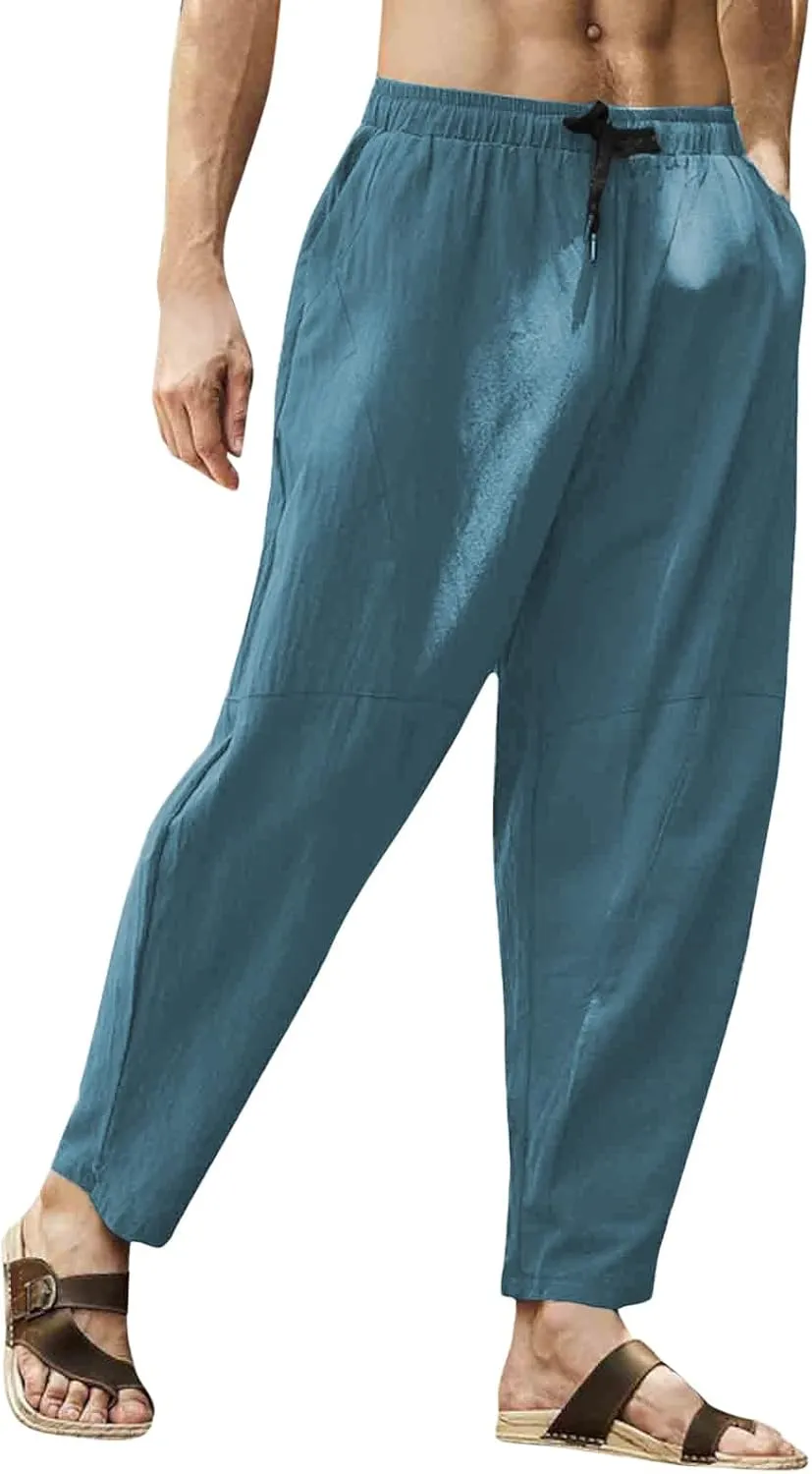 Running Pants for Men Flex Lightweight Baggy Lightweight Lounge Workout Trousers Joggers Outdoor Summer Pants