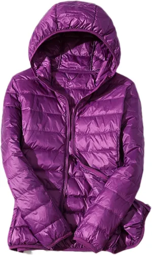 SaoBiiu Women Down Jacket Warm Hooded Coat Ultralight Quilted Puffer Jacket Female Windproof Parka