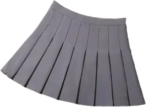 Short Skirts for Women Summer School Uniform Girl High Waist Mini Pleated Skirt