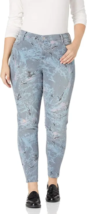 Skinnygirl Women's Misses The Skinny Christina Marie Jean in Injeanious Stretch, Marble Marimba-Grey Montana, 26 Average