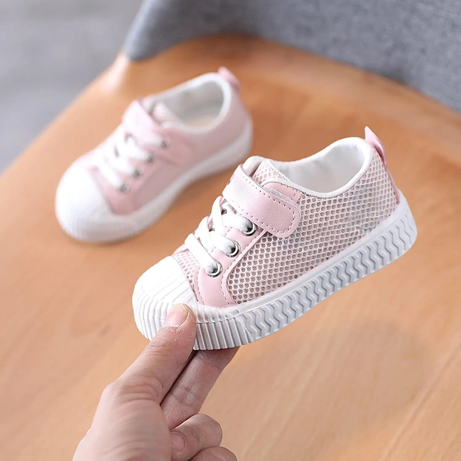 Summer Thin Mesh Rubber Sole Lightweight Breathable Non Slip Children's Casual Sports Shoes Kids Shoes Size 3