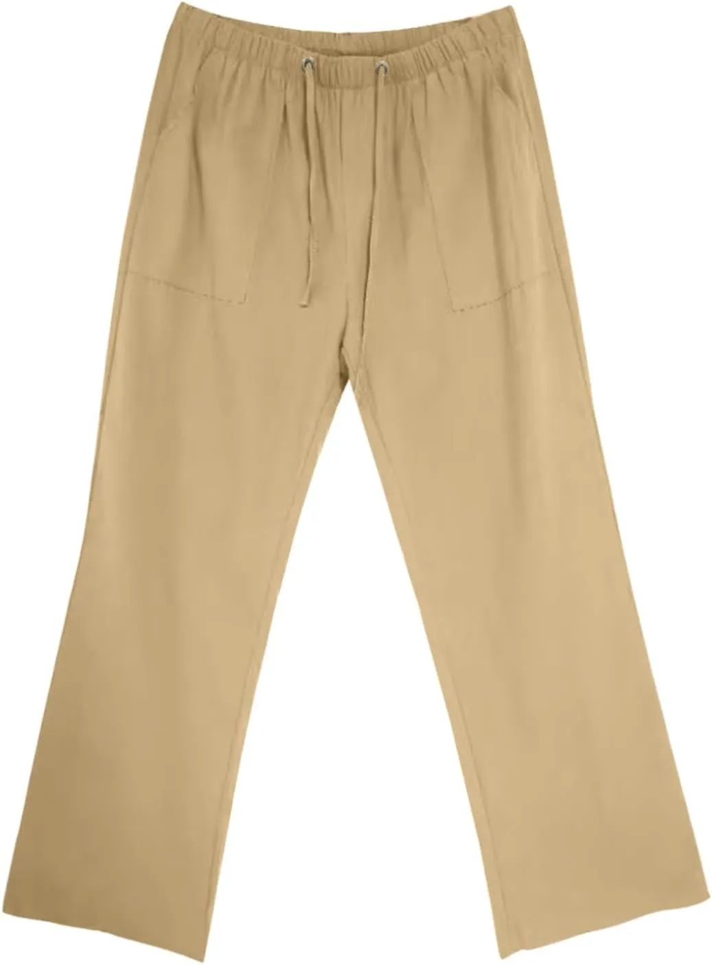Tactical Pants for Men Active Baggy Wide Leg Tapered Long Flex Trousers Hiking Travel Summer Pants