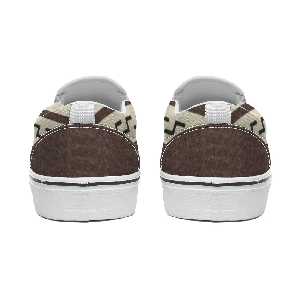 The Dude's Slip-On Sneakers with Iconic Lebowksi Silhouette