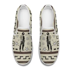 The Dude's Slip-On Sneakers with Iconic Lebowksi Silhouette