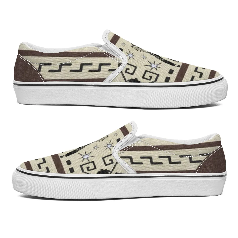 The Dude's Slip-On Sneakers with Iconic Lebowksi Silhouette