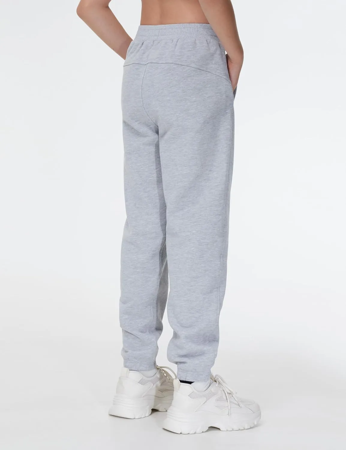 THE GYM PEOPLE Girl's Fleece Tapered Workout Sweatpants Warm Soft Athletic Joggers Pants with Pockets
