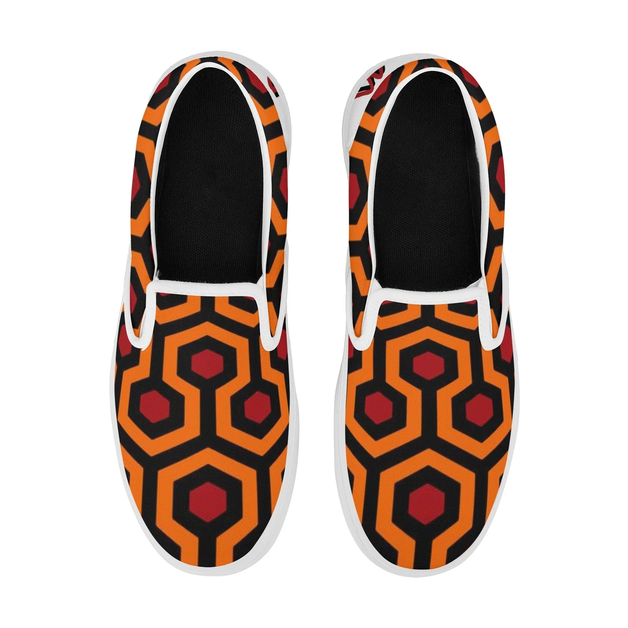The Shining Slip-on Sneakers  RedruM 237 with Overlook Hotel Carpet Pattern