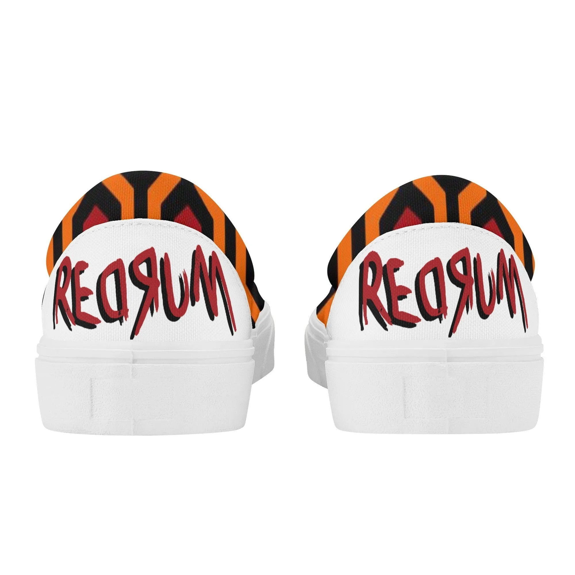 The Shining Slip-on Sneakers  RedruM 237 with Overlook Hotel Carpet Pattern
