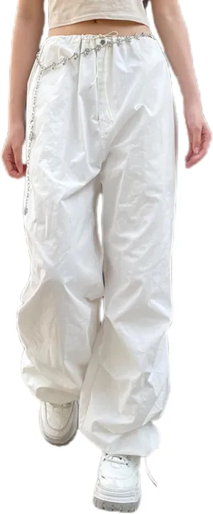 VOIKERDR Cargo Pants Women Baggy Straight Leg Cargo Pants Street Wear Casual Trousers with Pockets Y2K Baggy Pants for Women
