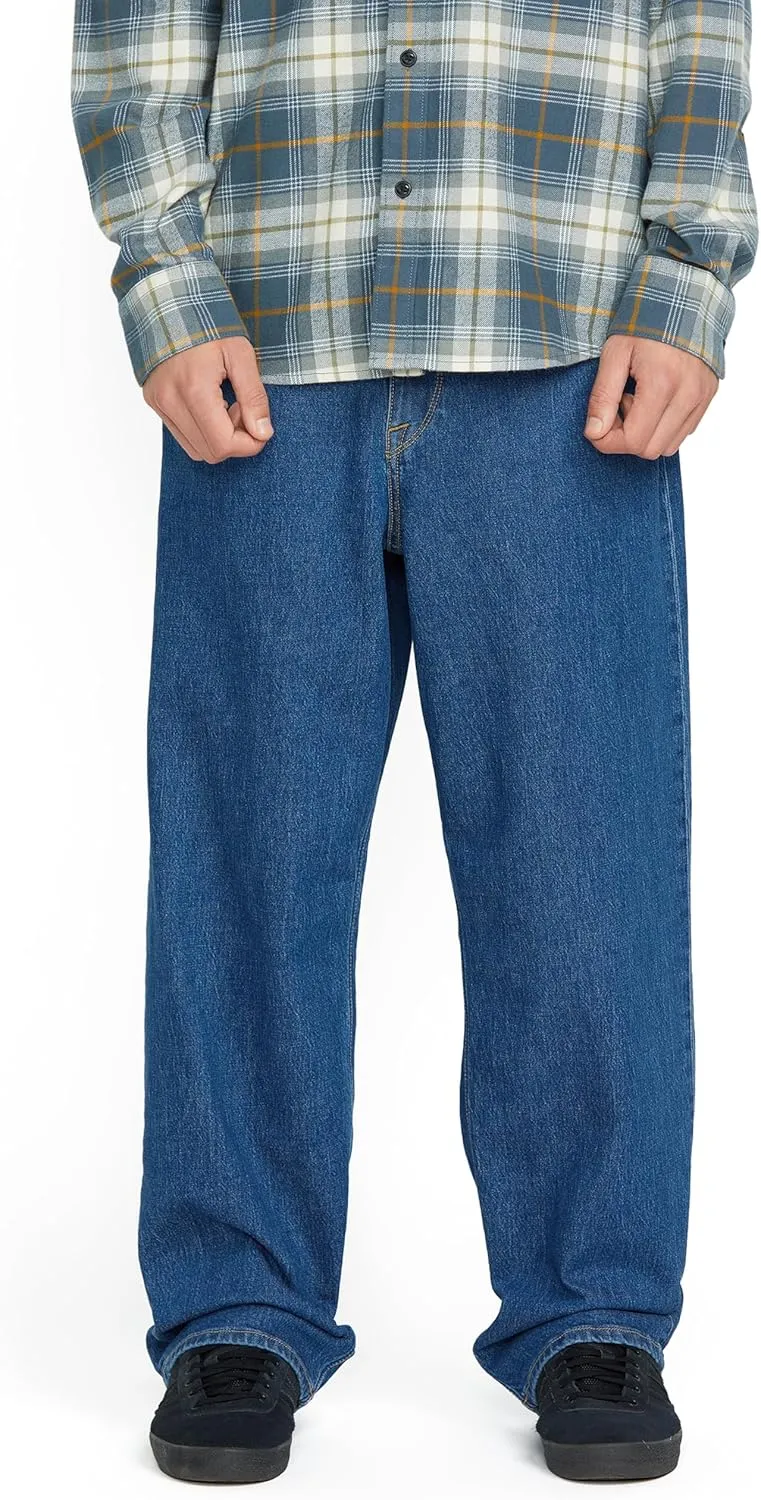 Volcom Men's Regular Billow Loose Fit Denim Jean Pant