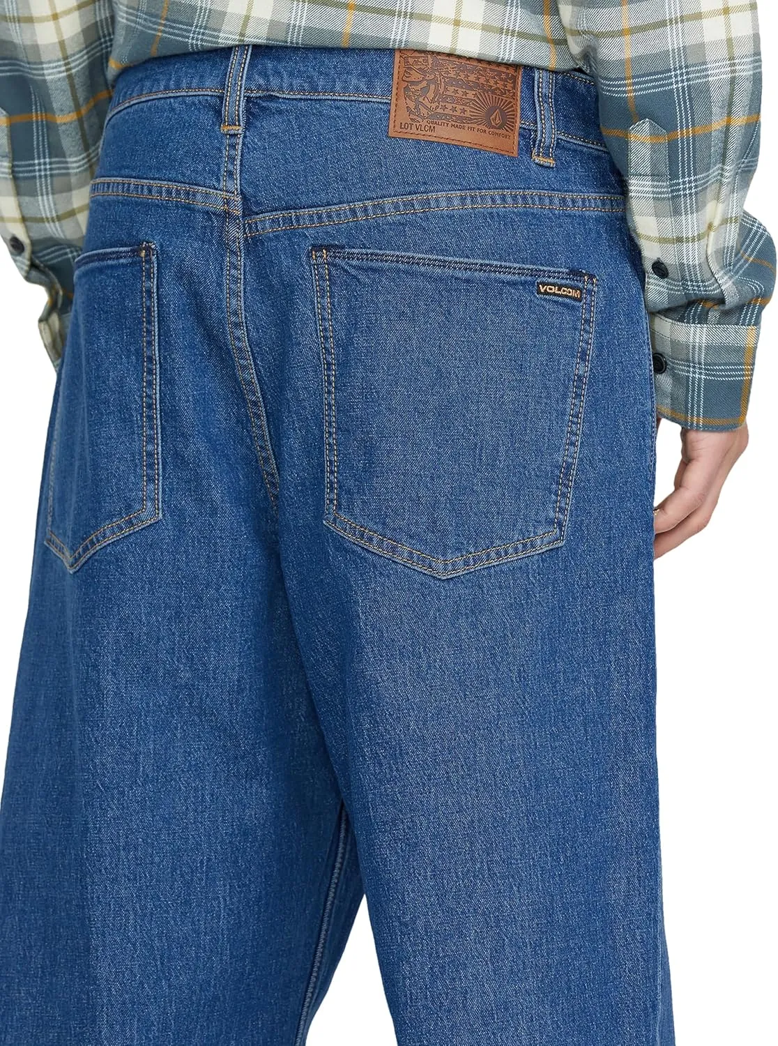 Volcom Men's Regular Billow Loose Fit Denim Jean Pant