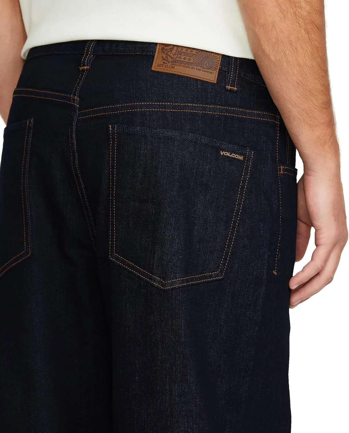 Volcom Men's Regular Billow Loose Fit Denim Jean Pant