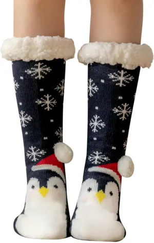 Winter Womens Wool Socks for Hiking Warm Thick Wool Socks for Women Cold Weather Christmas Socks Xmas Gifts